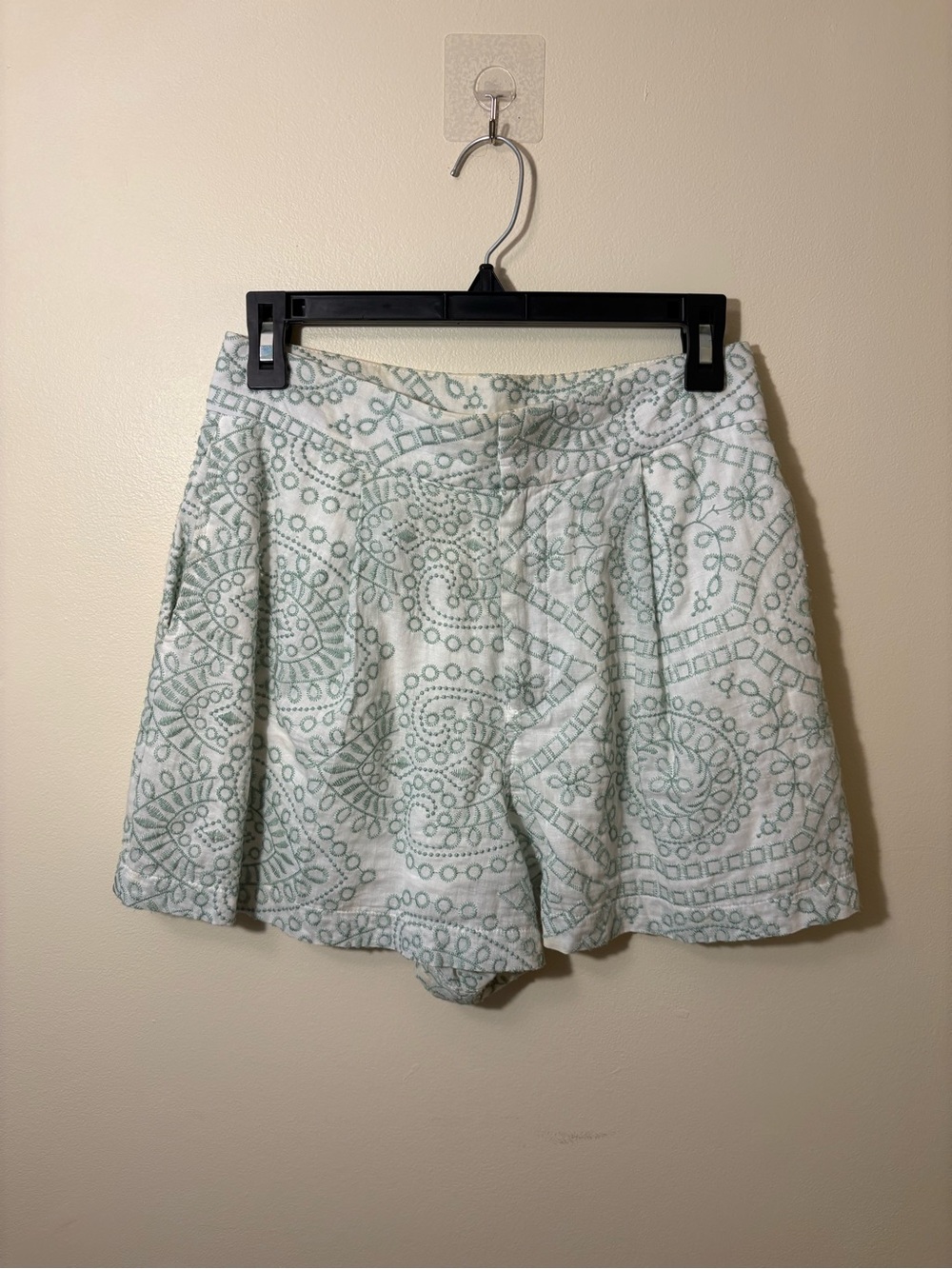 MinkPink Embroidered Mint Pattern Women's Shorts